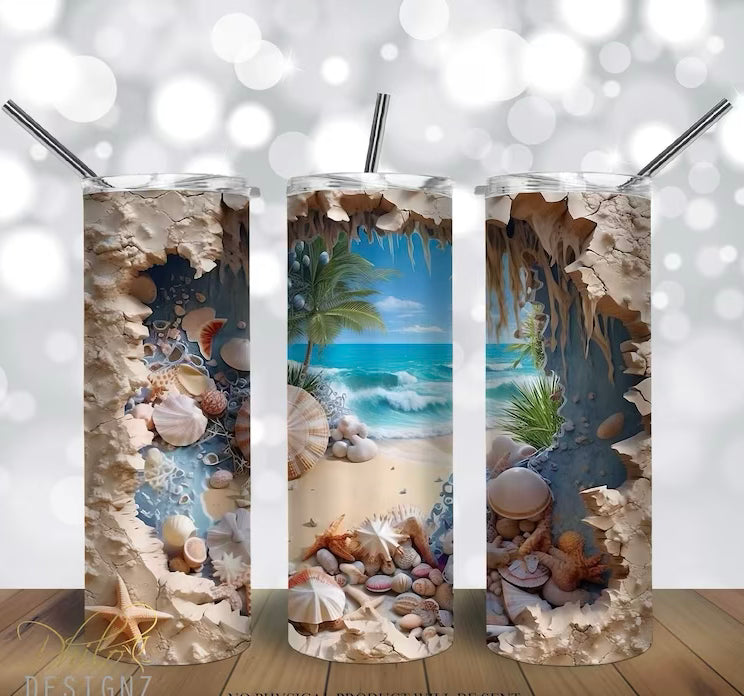 Beach 20oz tumbler