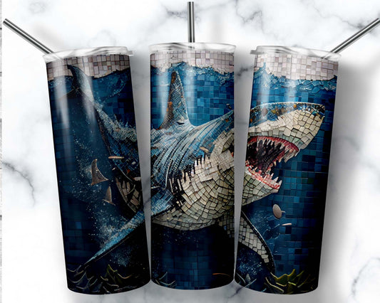 Shark 20oz tumbler