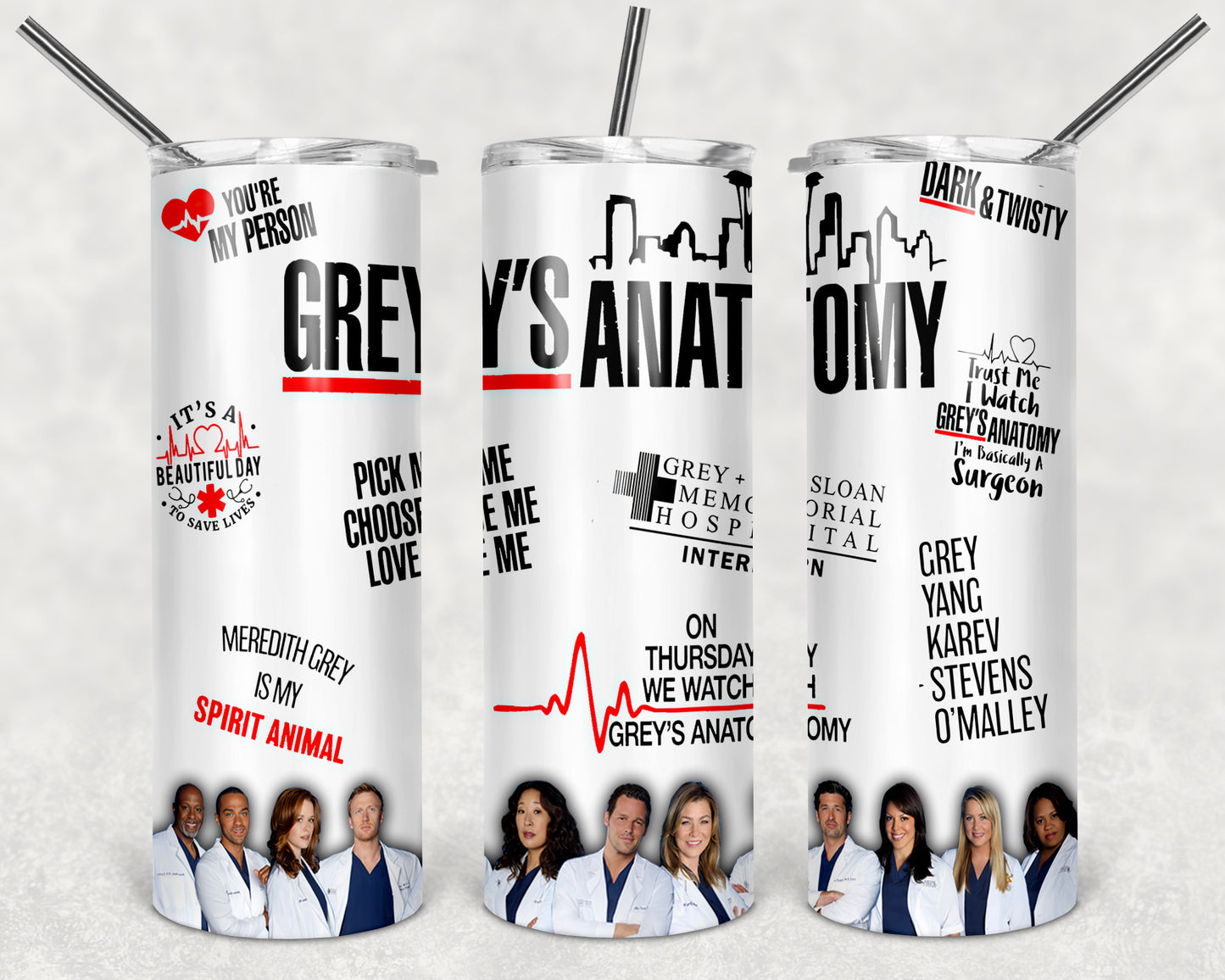 Greys Anatomy Tumbler