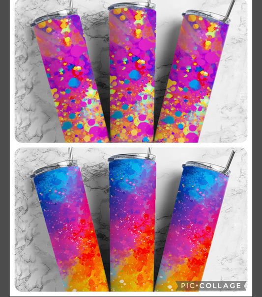 Colorful 20oz tumbler