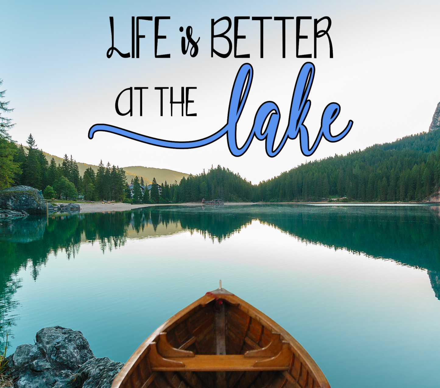 Life is better at the Lake tumbler