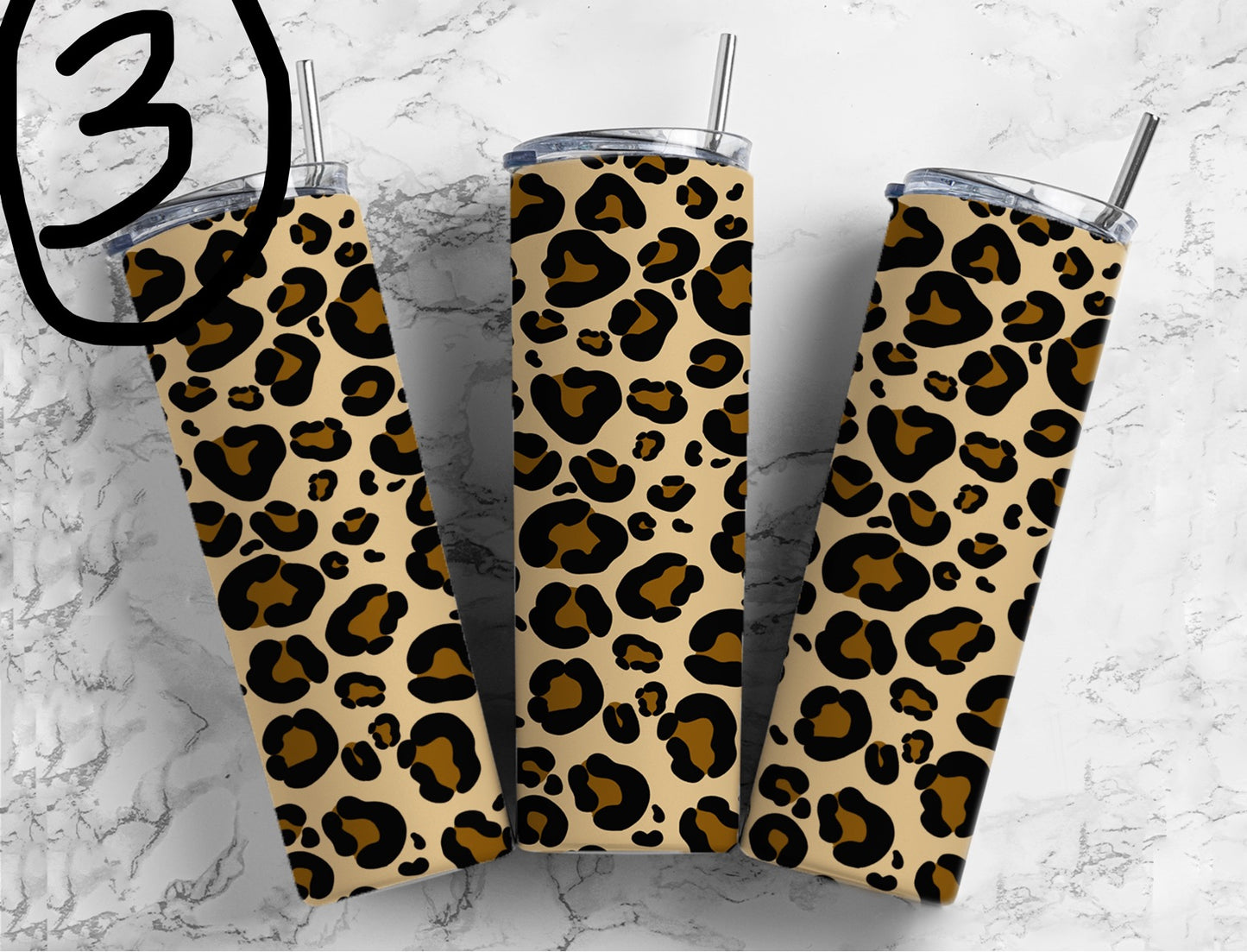 Cheetah 20oz tumbler